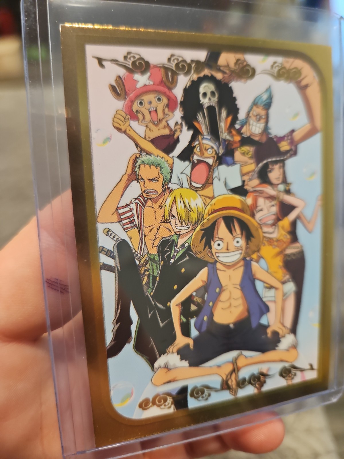2022 ONE PIECE Epic Journey Panini Card #088 STRAW HAT PIRATES Gold Border view 2