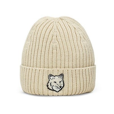 Maison Kitsune Bold Fox Head Beanie P205 144569989