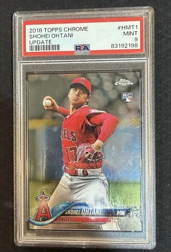 2018 Topps Chrome Update - Shohei Ohtani #HMT1 (RC) PSA 9