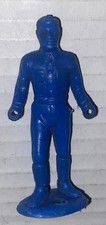 Vintage MPC Plastic Blue Army Man Toy Soldier Medic Stretcher Carrier Figure
