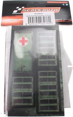 Scaleauto SC10241 Steckbausatz SCALEAUTO Erste Hilfe-Station (PVC-Hartschaumplat