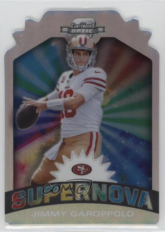 2019 Panini Contenders Optic Supernova Die-Cuts Jimmy Garoppolo #S-JG 0q21