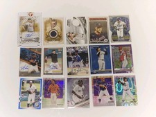 Topps & Bowman Baseball Lot of 33 Autograph, Relic, and Numbered Cards