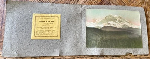 Scarce Hand Colored RANAPAR STUDIO Pioneers Of The West 26-59 Tacoma Wa Photo