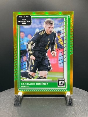 2025-26 Donruss FIFA World Cup Santiago Gimenez, Mexico OPTIC GOLD PRIZM 06/10