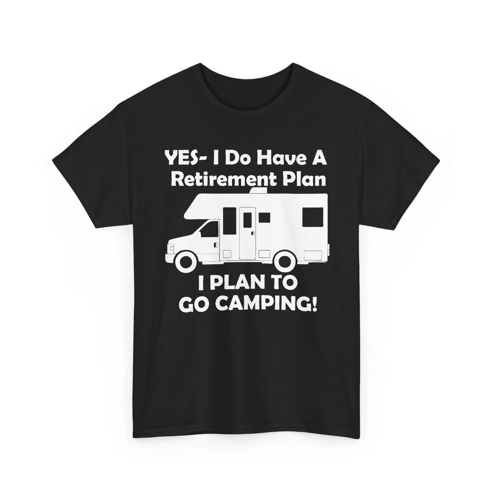 Yes I Do Have a Retirement Plan Go Camping RV Travel Unisex Heavy Cotton Tshirt
Opens in a new windo