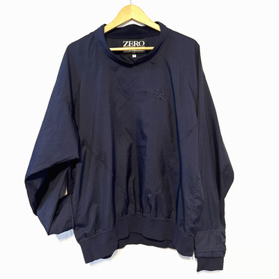 Zero Restriction Pullover Men's Golf Outerwear Jacket Navy Lightweight XL Pocket