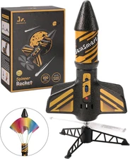 Sainsmart Jr. Rocket Launcher for Kids, 200 Feet of Flight Altitude, Motorized 