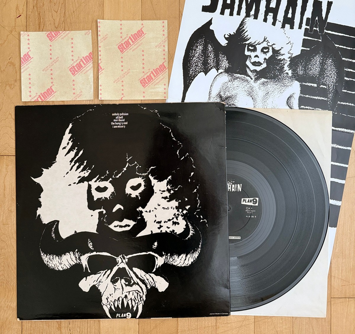 SAMHAIN Unholy Passion EP: Stickers + Poster MISFITS Danzig