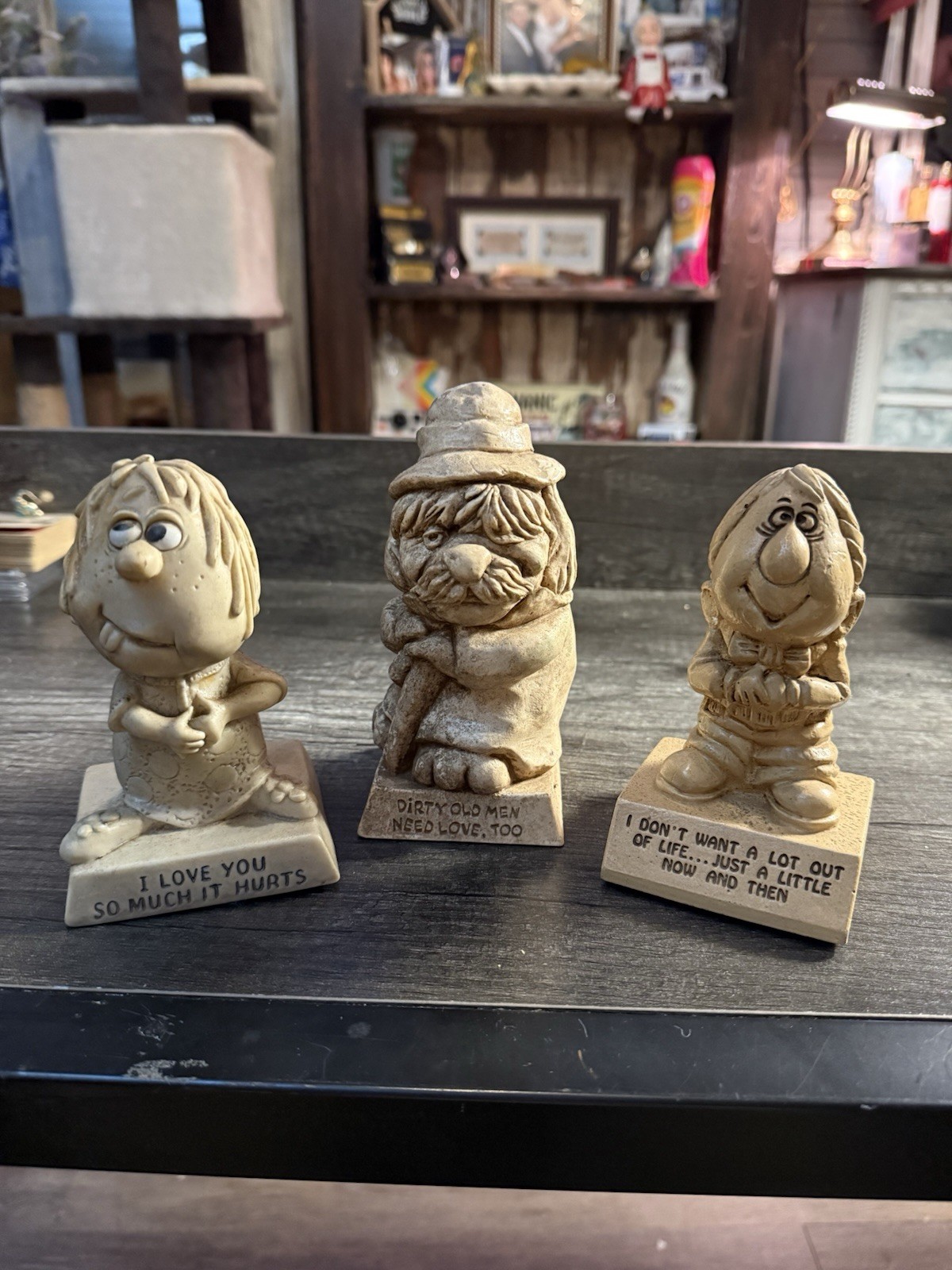Lot Of 3 Vintage Paula Figurines 1970's Funny Collectible’s