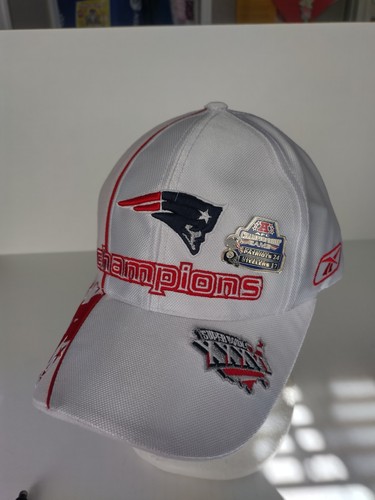 Rare 2001 AFC CONFERENCE Champs Locker Room NEW ENGLAND PATRIOTS Cap Hat BRADY