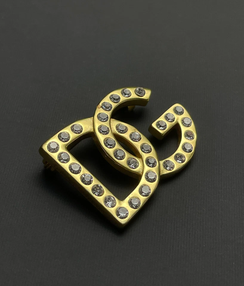 Impresionante broche amarillo con piedras Dolce&Gabbana vintage raro Foto 2 de 4