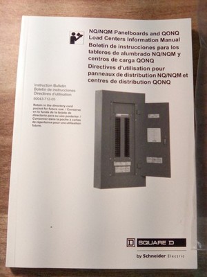 NQ/NQM Panelboards And QONQ Load Centers Information Manual And stickers