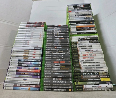 #ad #ad Microsoft Xbox 360 One 1 Video Game Pick Choose Build Lot byo pnc $3.99