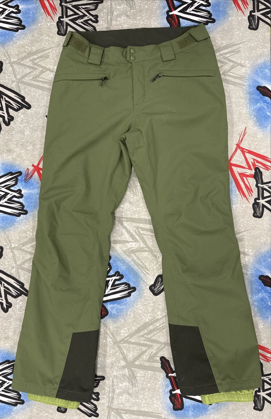 Marmot Doubletuck Green 2-Layer Waterproof Men's L Pants