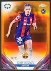 2023-24 Topps Chrome UEFA Women's Champions League Esmee Brugts Orange /25 RC NE