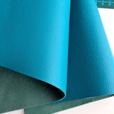 Bright Teal  Italian Leather Piece - Cowhide Craft Upholstery Repair Hide