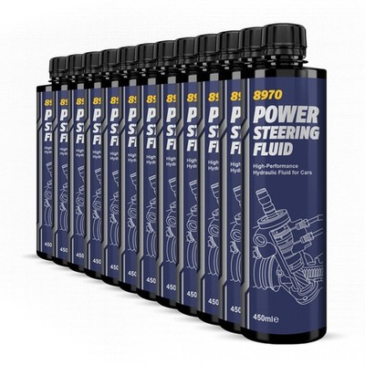 MANNOL Power Steering Fluid PSF 8970 Servolenkungsöl, 12x450 ml