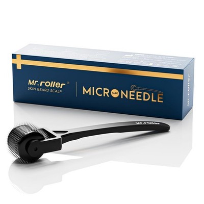 Bartroller 1mm Derma Roller Haarwuchs Gesicht Kopfhaut Mikroneedling