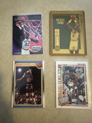 Patrick Ewing Cards Lot (4)