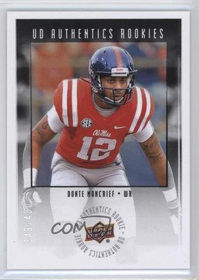 2014 Upper Deck UD Authentics Rookies 349/430 Donte Moncrief #UA-35 RC 2sb