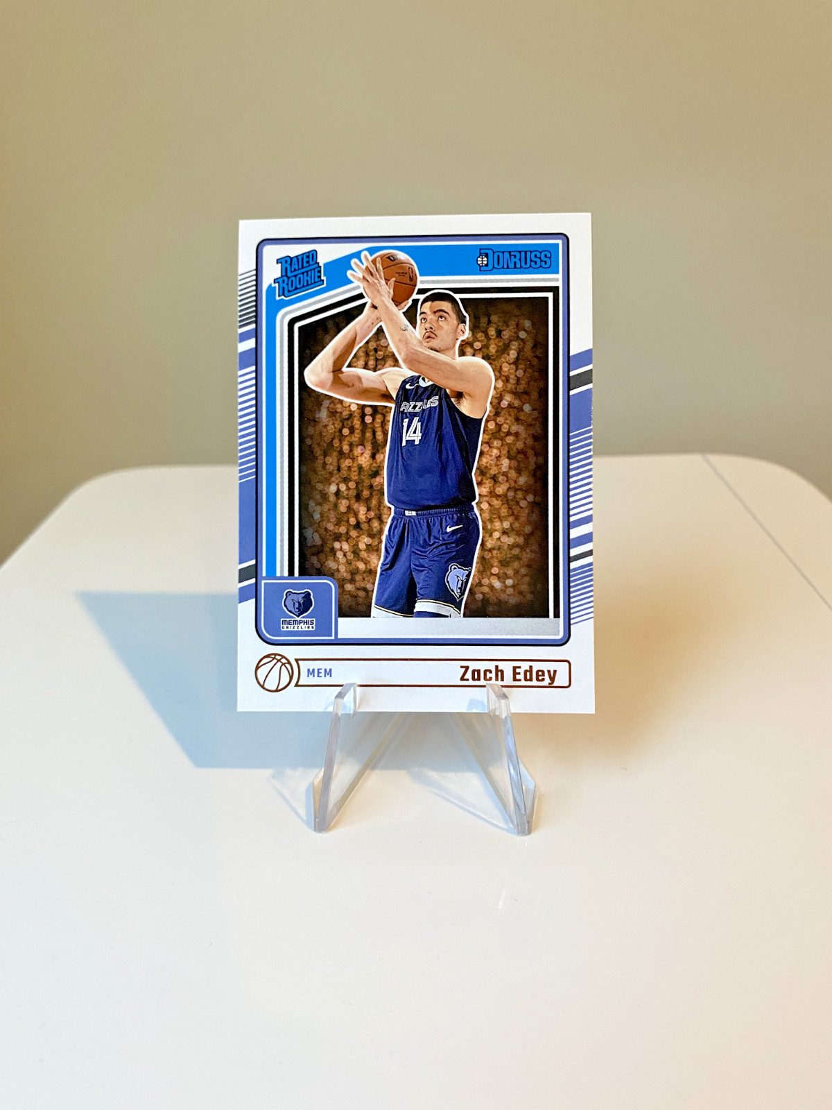 2024-2025 Zach Edey -RC- Panini Donruss Basketball #239 - Memphis Grizzlies