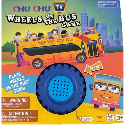 ChuChu TV Wheels on the Bus Musical Board Game NYC Tour Cardinal 2019 Ages 3+