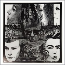 Beatles Klaus Voormann Signed Ltd Edition Poster Hamburg 60-61-62 (Ger)