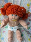 Cabbage Patch Jesmar Red Poodle Green Eyes HM 4 Vintage Spain CPK