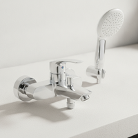 Grohe Eh-Wannenbatt. Eurosmart 25276_3 Wandmontage Mit Wandhalterset Chrom