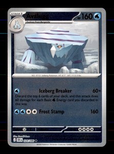 avalugg pokemon card value Avalugg [Reverse Holo] #24 Prices | Pokemon Chaos Rising