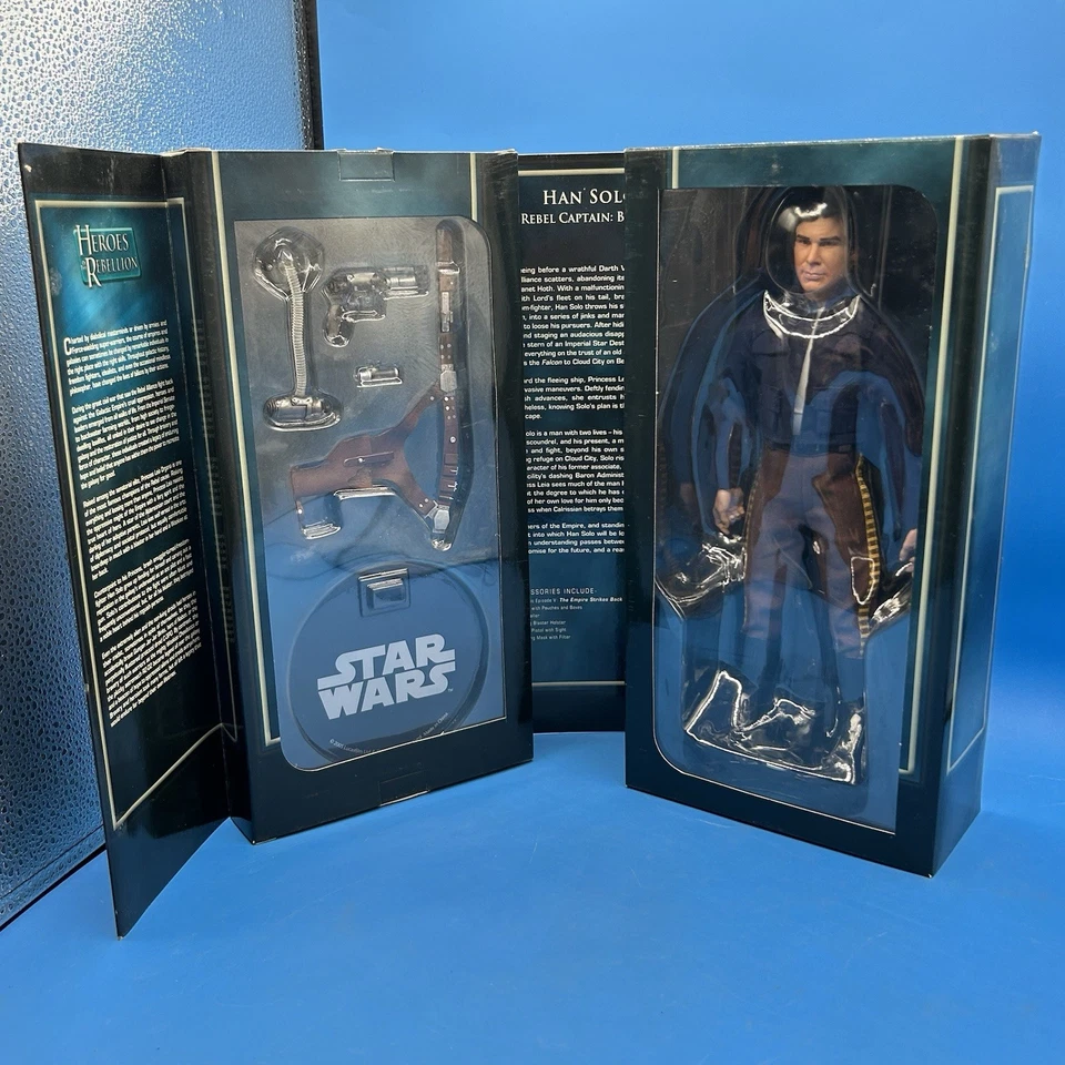 Sideshow Star Wars HAN SOLO Bespin (Héroes de la Rebelión) escala 1:6 sin usar, en caja Foto 2 de 4