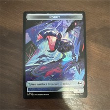 Magic: The Gathering TMT Foil Token Artifact Creature Robot & Mutagen Cards Lot