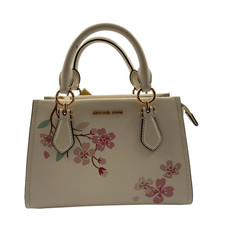 Michael Kors Women Marilyn Small Embellished Satchel Cream OS