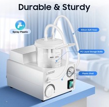 1000ML Portable Dental Suction Machine Oral Emergency Vacuum Phlegm Suction Unit
