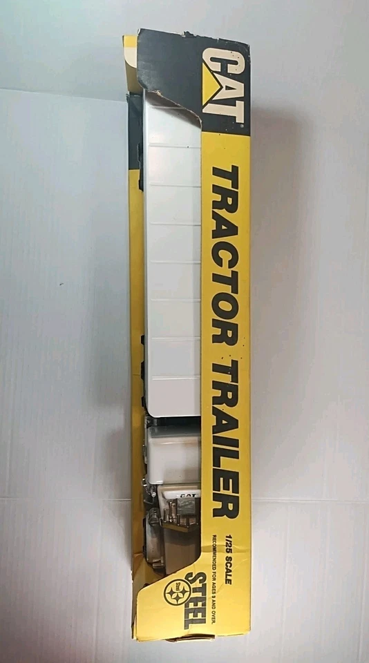 Винтажный ERTL CAT Caterpiller 1/25 Полутрактор Прицеп 7710 Новый в коробке РЕДКИЙ 1989 - Изображение 2 из 4