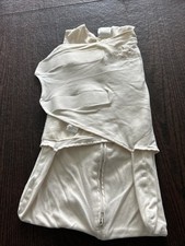 HALO SleepSack 100 Cotton Swaddle, Cream , Newborn
