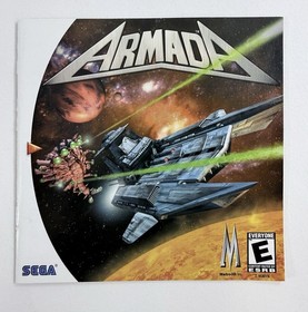 Armada (Sega Dreamcast, 1999) Game, Case, Manual - Tested and Working