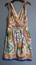 Anthropologie Tied Acionna Silk Dress by Collette Dinnigan - Sz 8