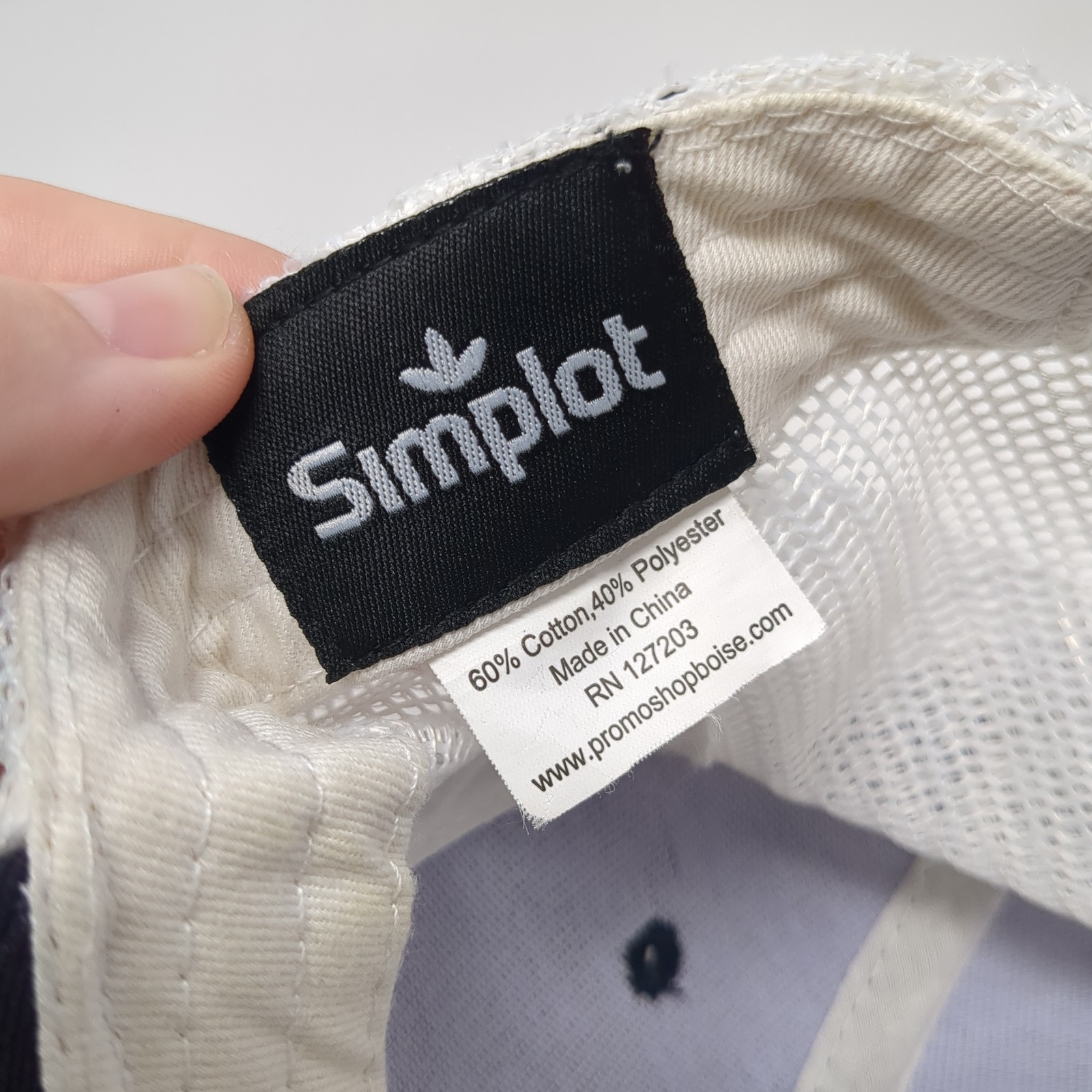 Simplot Grower Solutions Snapback Trucker Cap Blu… - image 9