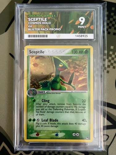 Sceptile 4/17 ACE graded card