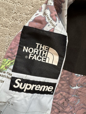 Supreme x The North Face 2014 Atlas World Map Expedition | eBay