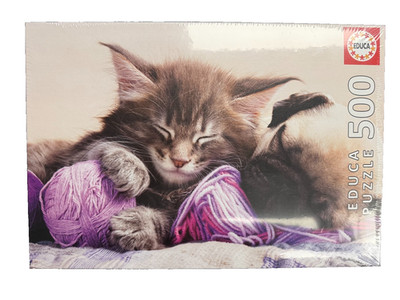   Educa 500 Piece Puzzle   ''Kitten'' Dream Companions  