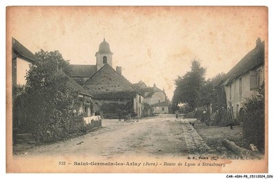 CAR-ADNP8-0495-38 - SAINT-GERMAIN-LES-ARLAY - Route de lyon a strasbourg