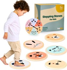 Wooden Balance Stepping Stones for Kids Toddler Montessori