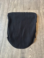 Black Ribbed Tube Top Sz S