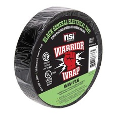   WarriorWrap 3/4in  60ft 7mil Vinyl Electrical Tape, Black  