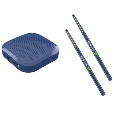 Air Drum mit Drumsticks Tragbar Elektronisch Virtual Air Drum Drumsticks Pedale 