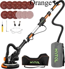 Electric Drywall Sander with Vacuum Dust Collection, Variable Speed, LED Light