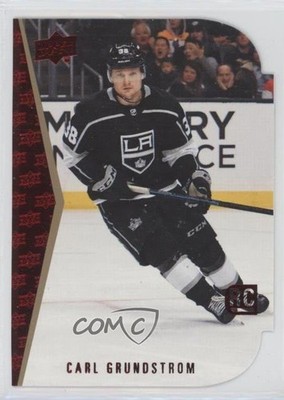 2019-20 Upper Deck Rookie Tribute Die-Cuts Red Carl Grundstrom #3 RC 2o7